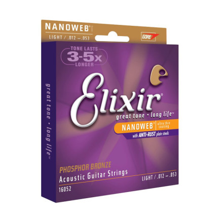 Struny Elixir Nanoweb Phosphor Bronze