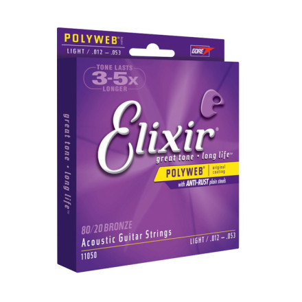 Struny Elixir Polyweb 80/20 Bronze